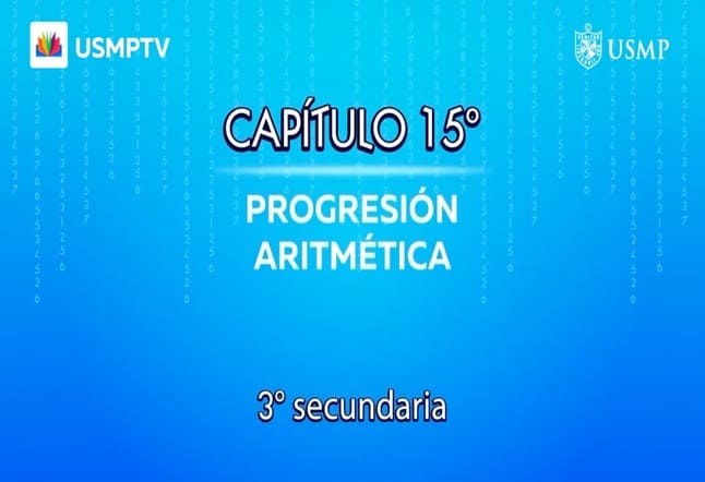 Capítulo N. ° 15 - Progresión Aritmética